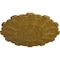 Ekena Millwork Durham Ceiling Medallion (Fits Canopies up to 4 1/4"), Hand-Painted Gold, 31"OD x 1 1/2"P CM31DUGLS - alternate 3